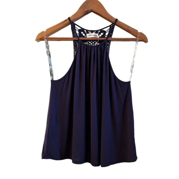 Chloe & Katie Tops - NWT Chloe & Katie Navy Halter/TankTop Size Medium